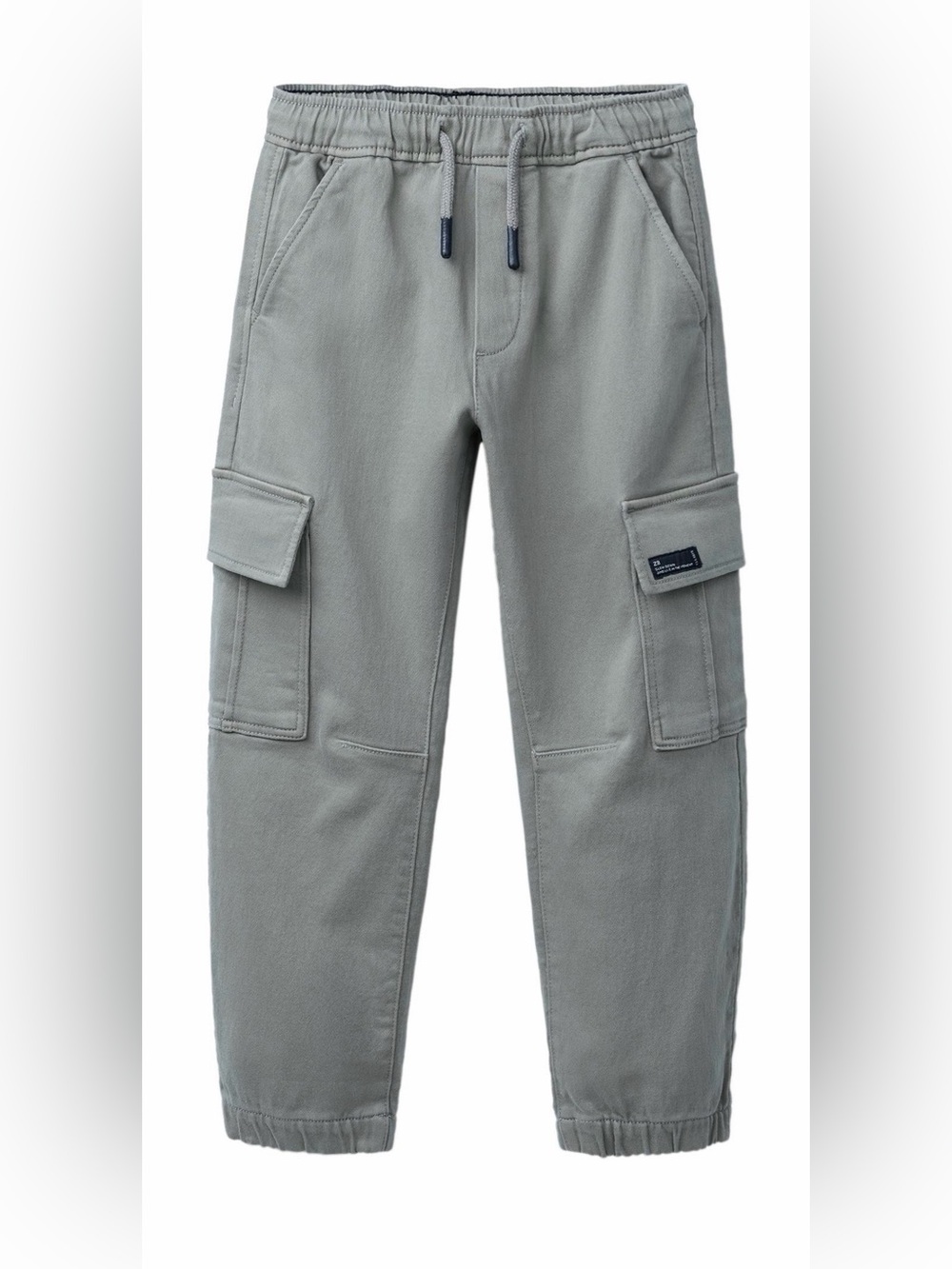 Zara Kids Cargo Joggers in Gray